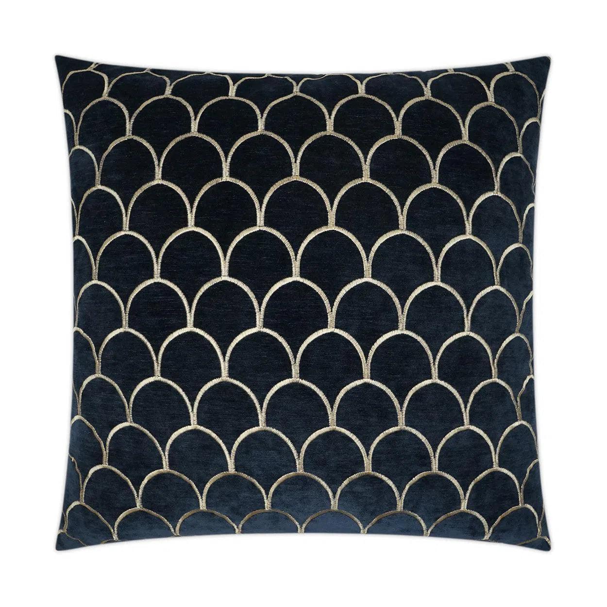 Arvana Midnight Blue Throw Pillow With Insert