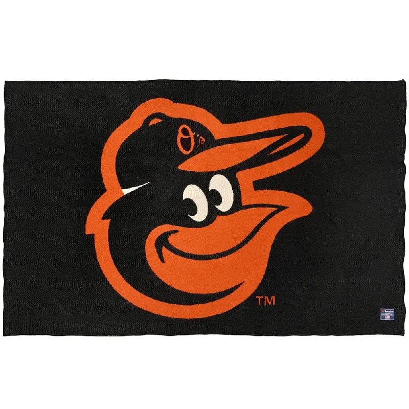 Baltimore Orioles Wool Throw Blanket