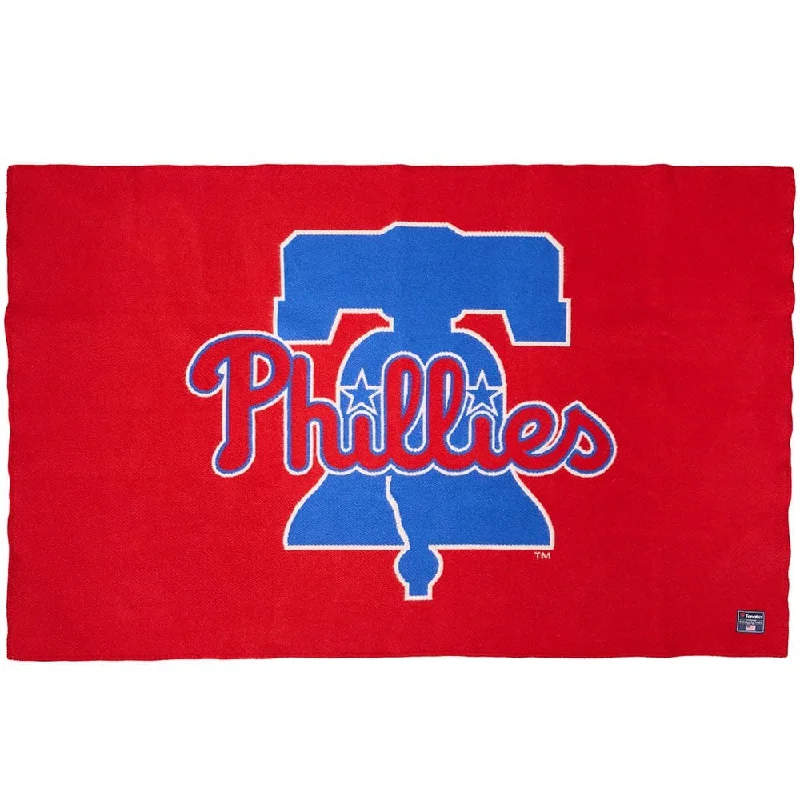 Philadelphia Phillies Wool Throw Blanket