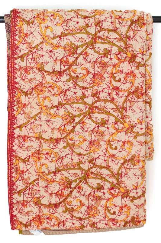 Sunrise No. 4 Kantha Large Throw