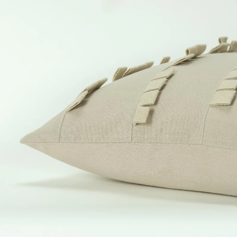 20" Ivory Cotton Pillow