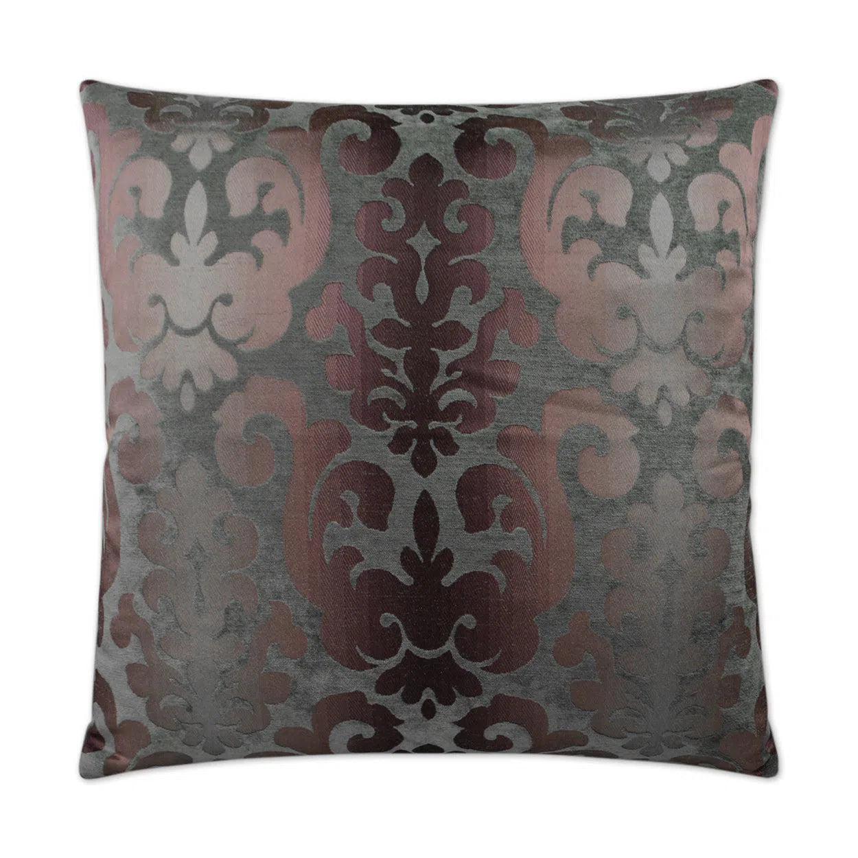 Aquitaine Grey Throw Pillow With Insert