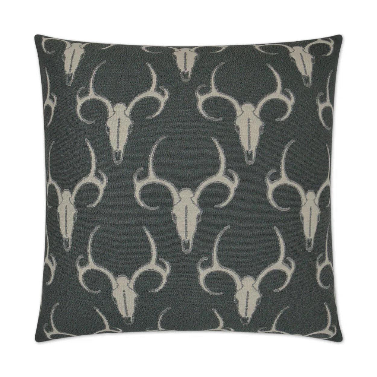 City Slicker Flint Black Throw Pillow With Insert