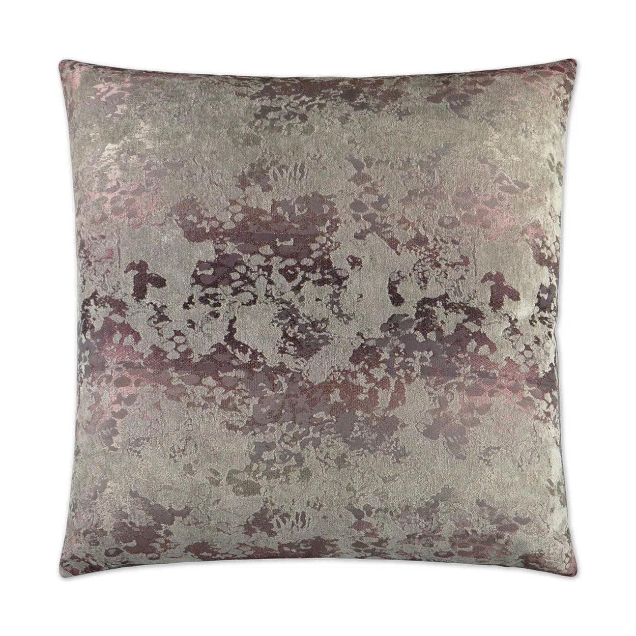 Isotope Heather Brown Throw Pillow With Insert