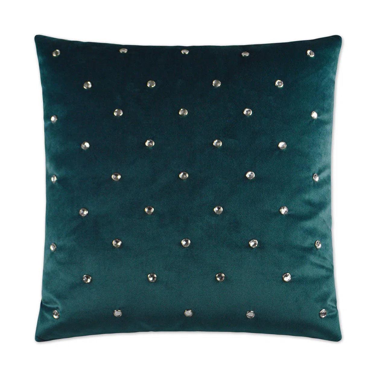 Jewels Laguna Teal Throw Pillow With Insert