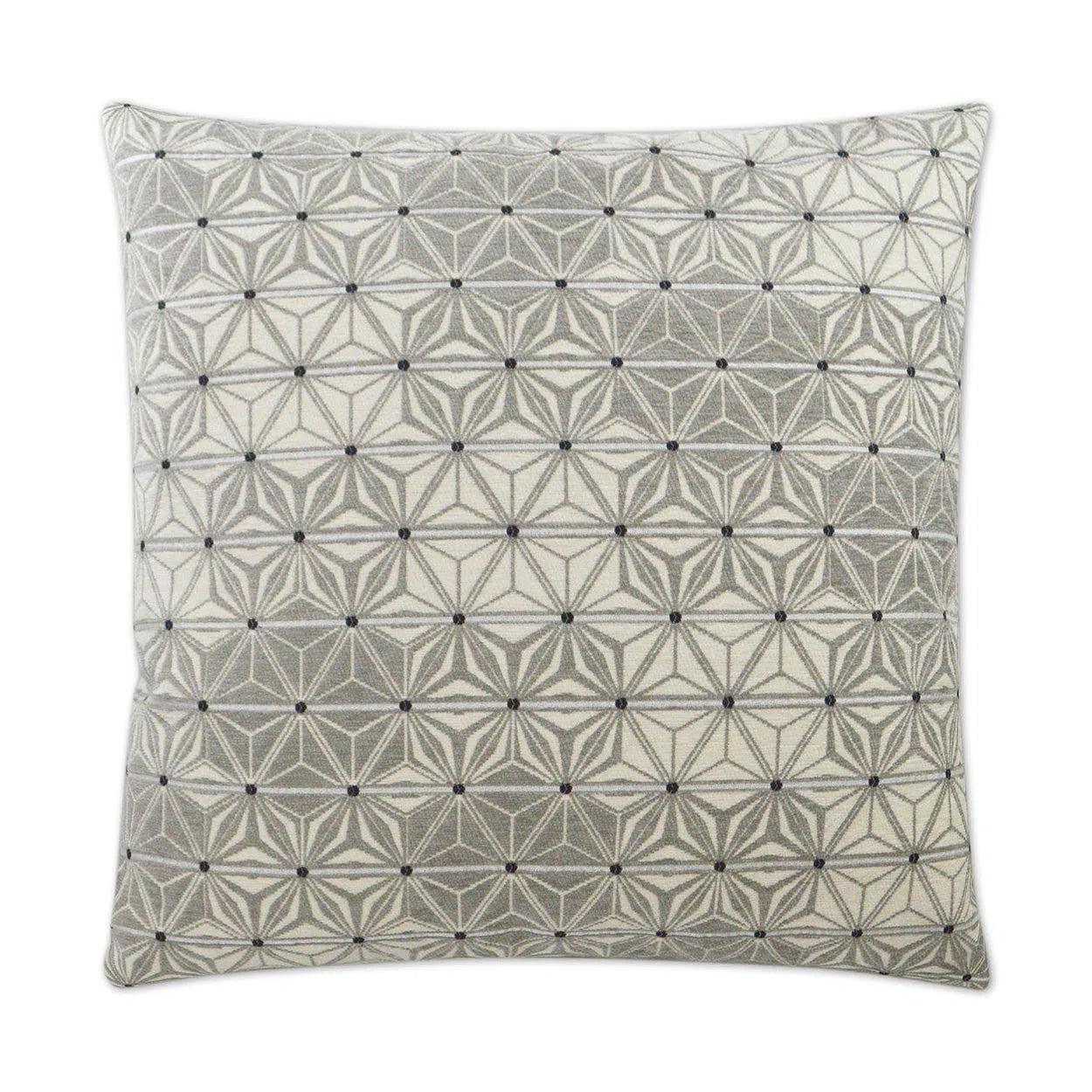 Neptune Grey Throw Pillow With Insert