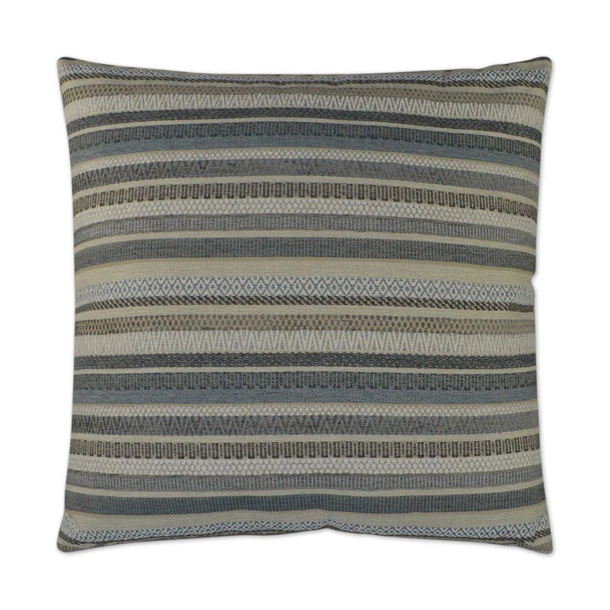 Rimini Grey Grey Throw Pillow With Insert