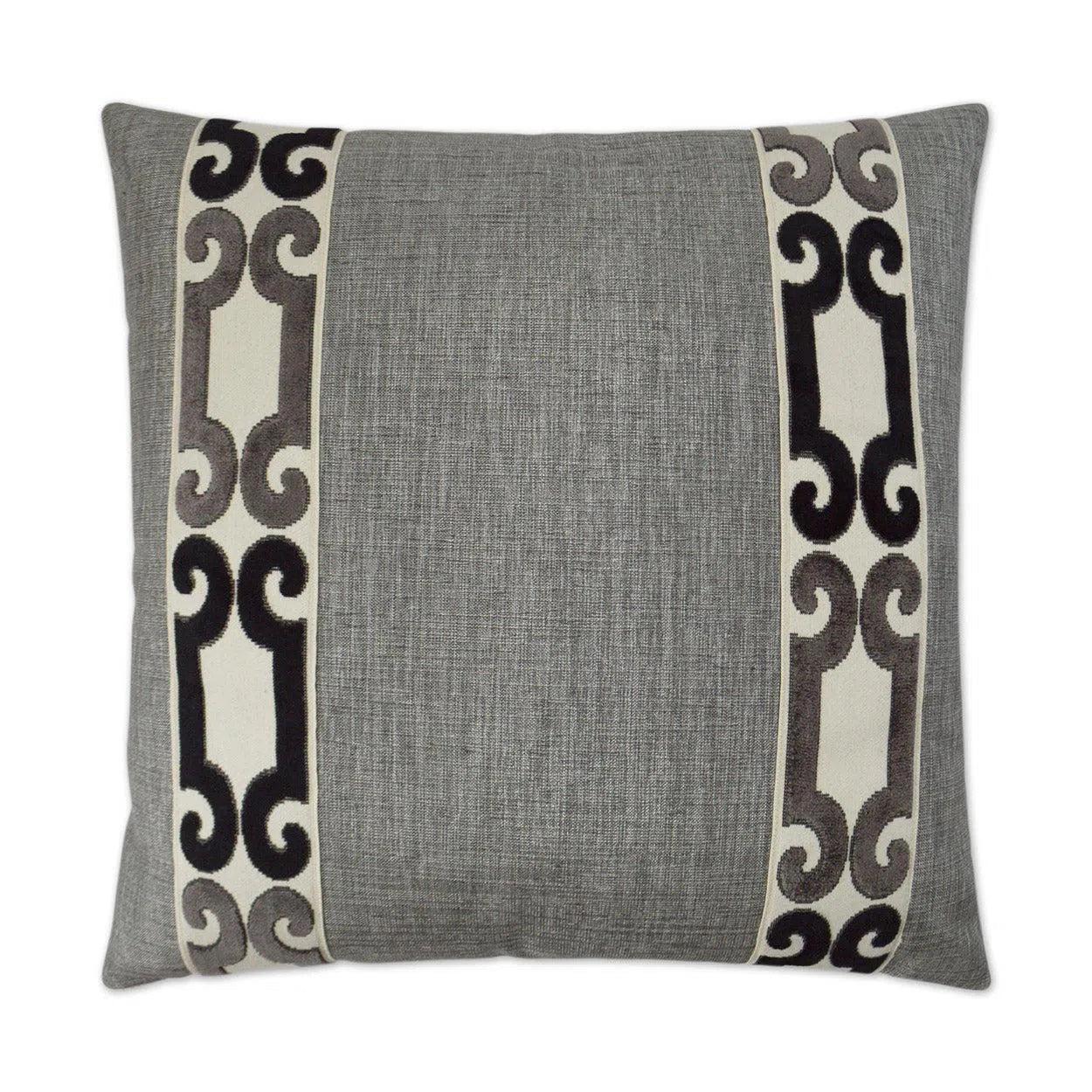 St. Raphael Charcoal Grey Throw Pillow With Insert