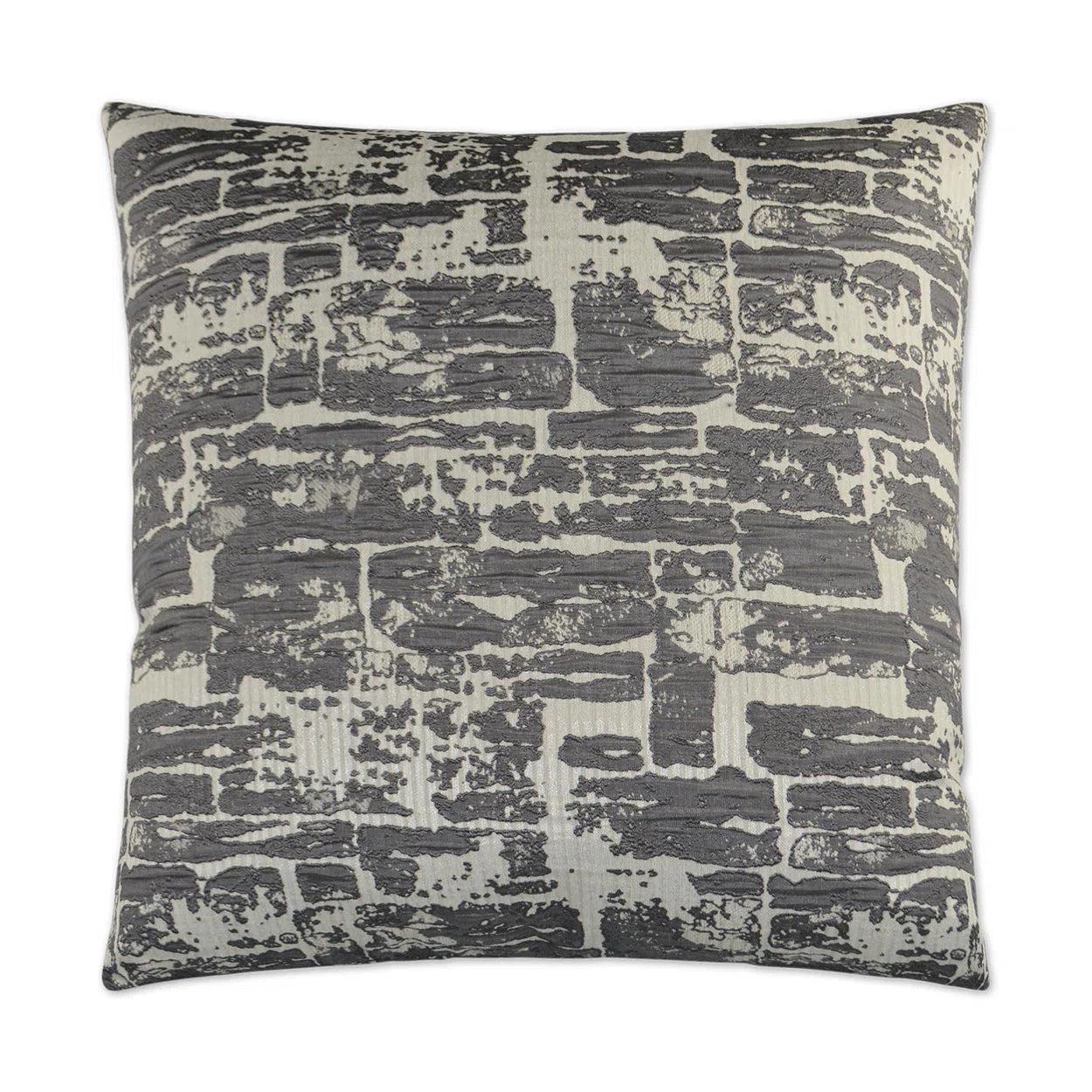 Stonewall Coal Grey Throw Pillow With Insert