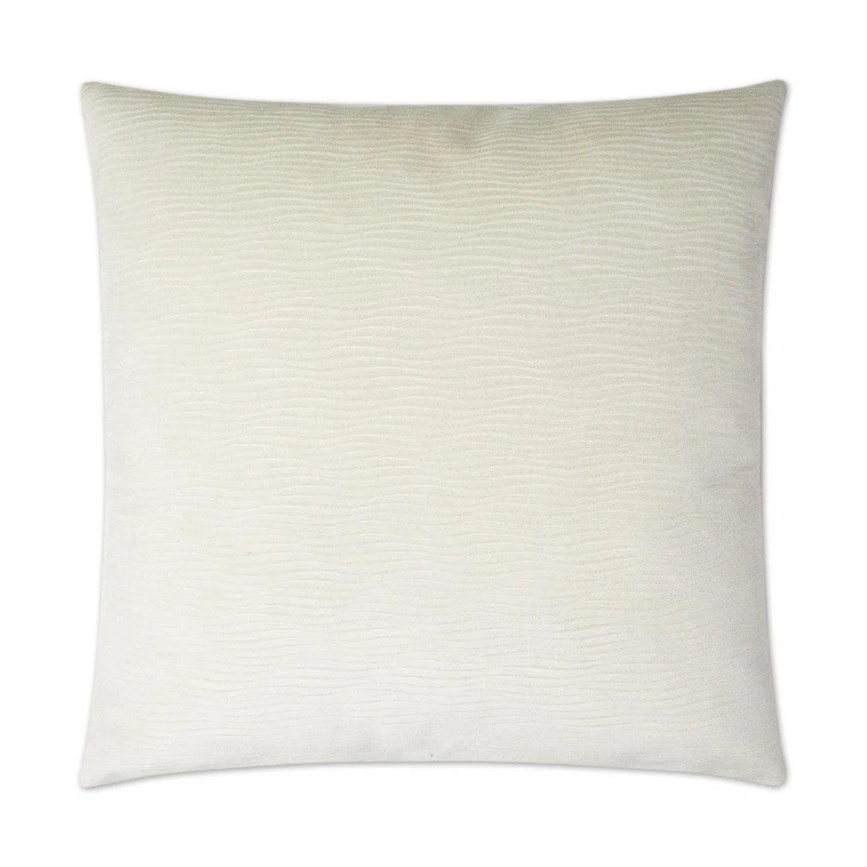 Stream Ivory Throw Pillow With Insert